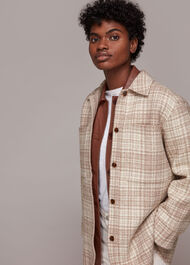 Classic Wool Checked Overshirt