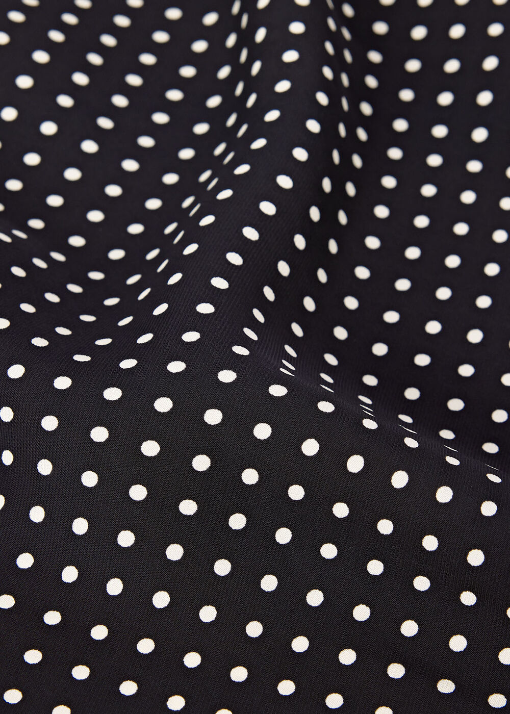 Petite Mini Spot Fit and Flare Skirt