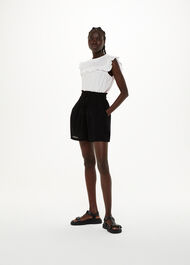 Cotton Yoke Frill Top