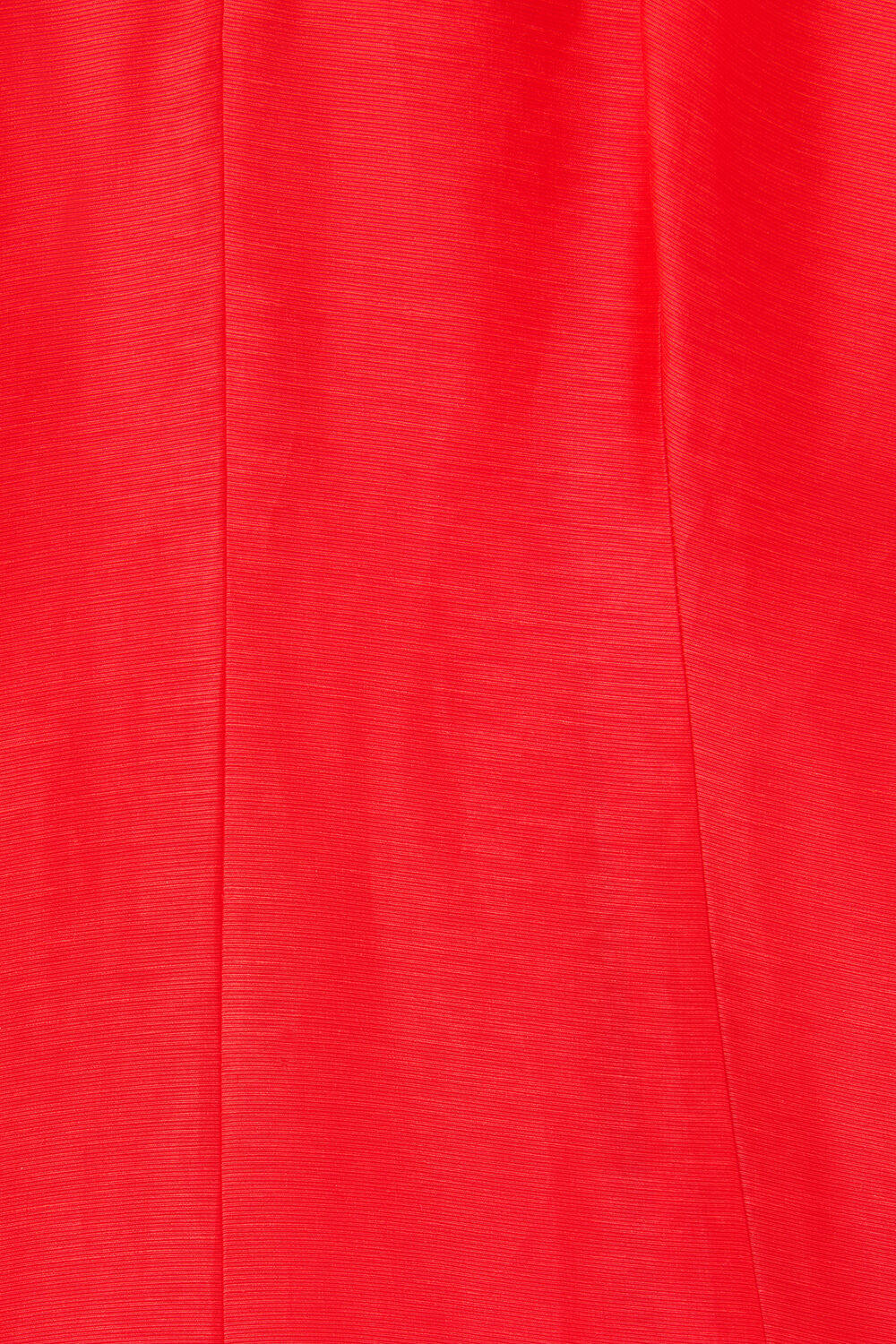 Red Silk Blend Taffeta Maxi Dress