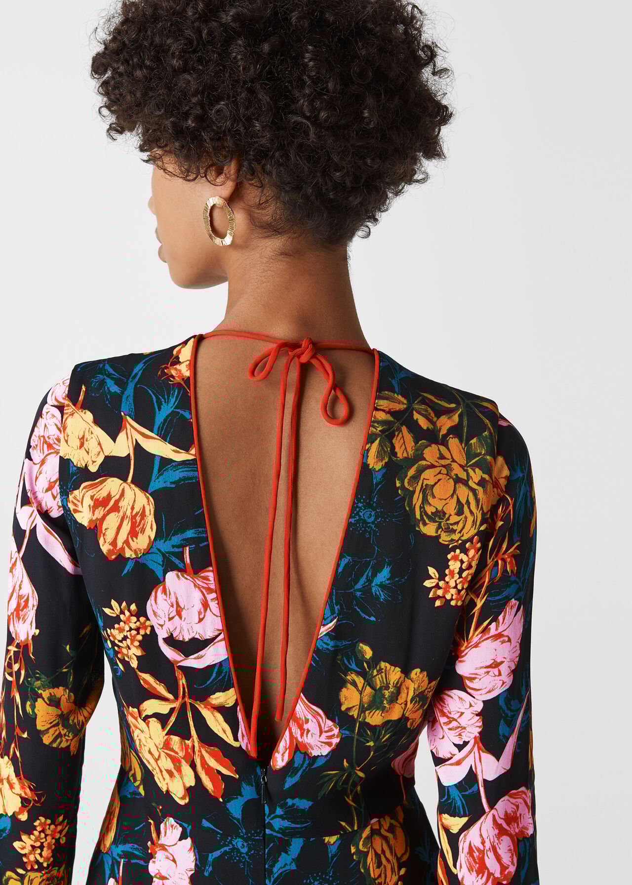 Digital Bloom Bella Dress Multicolour