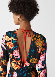 Digital Bloom Bella Dress Multicolour