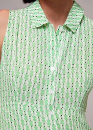 Vertical Stack Shirt Dress