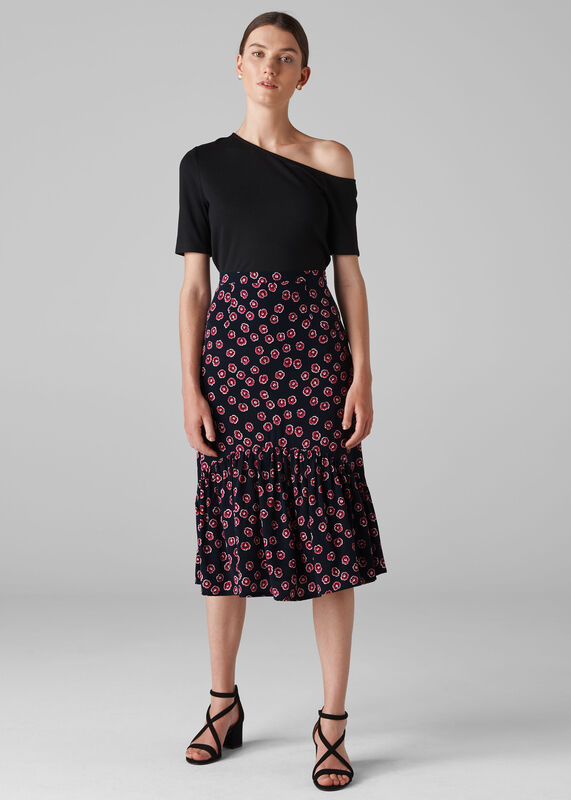 Lenno Print Aida Skirt