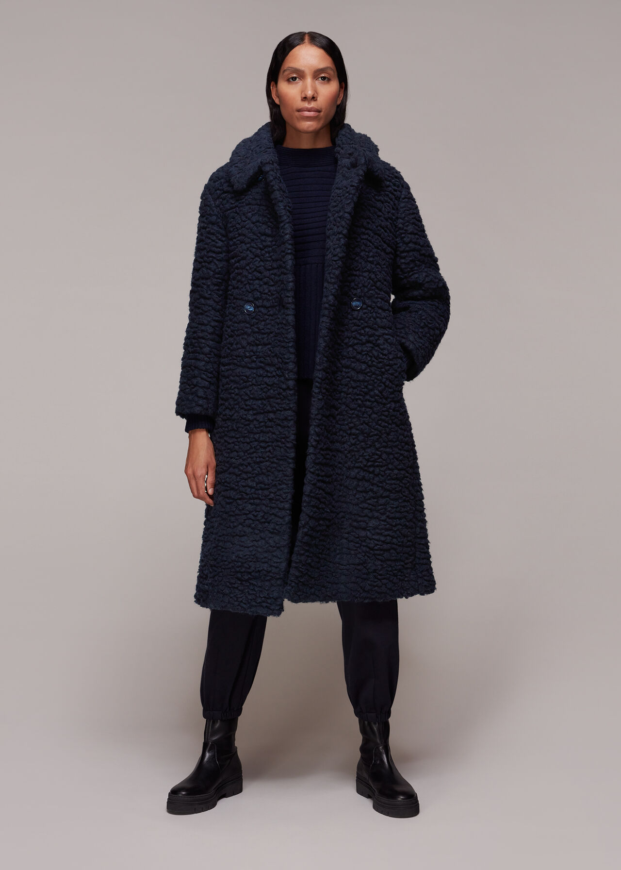 Lottie Teddy Wool Coat