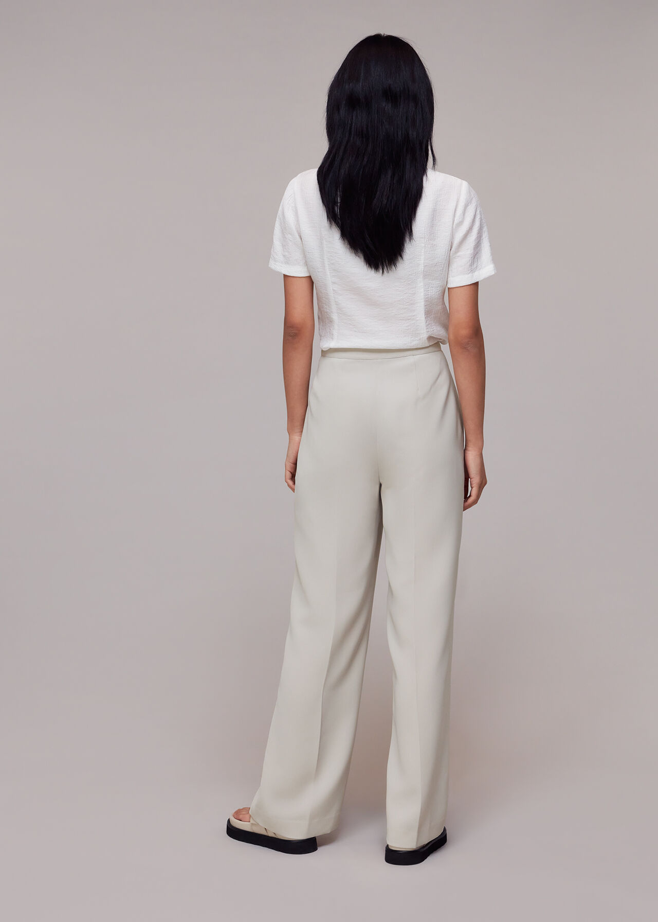 Neutral Anna Full Length Trouser | WHISTLES