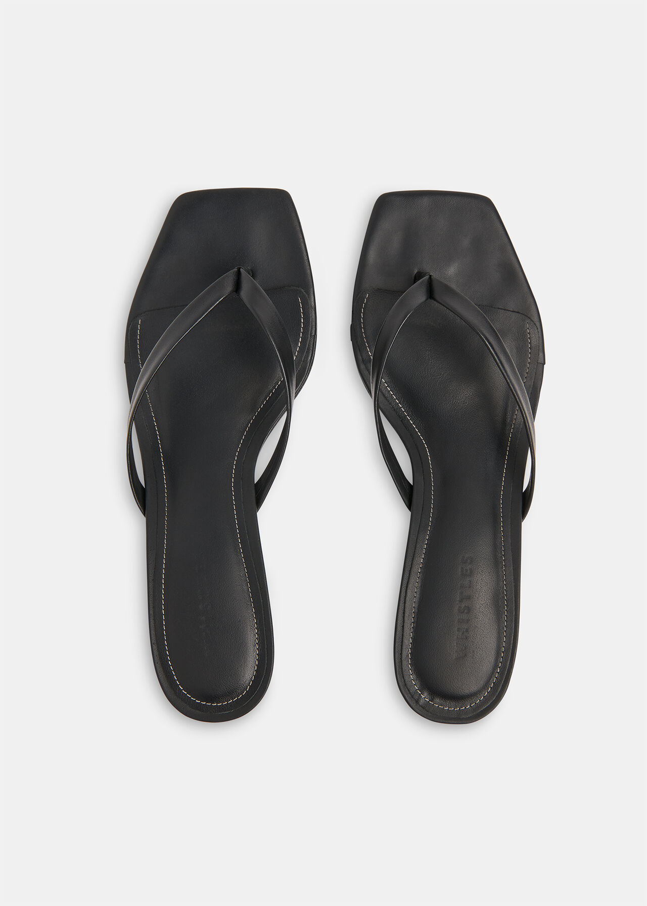 Toe Post Kitten Heel Mule