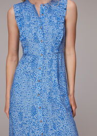 Lively Animal Frill Midi Dress