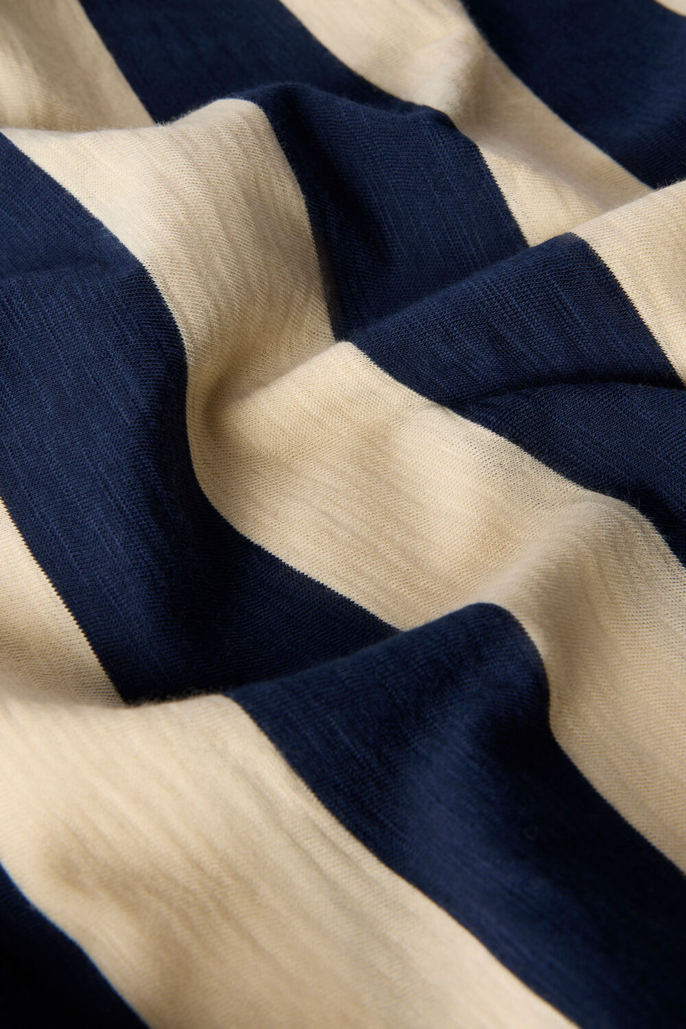 Navy Wide Stripe Tee