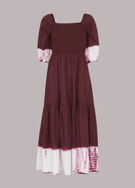 Libby Tie Dye Shirred Dress