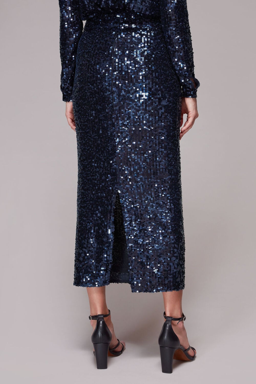 Sequin Column Skirt