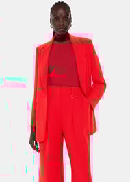 Boyfriend Crepe Blazer