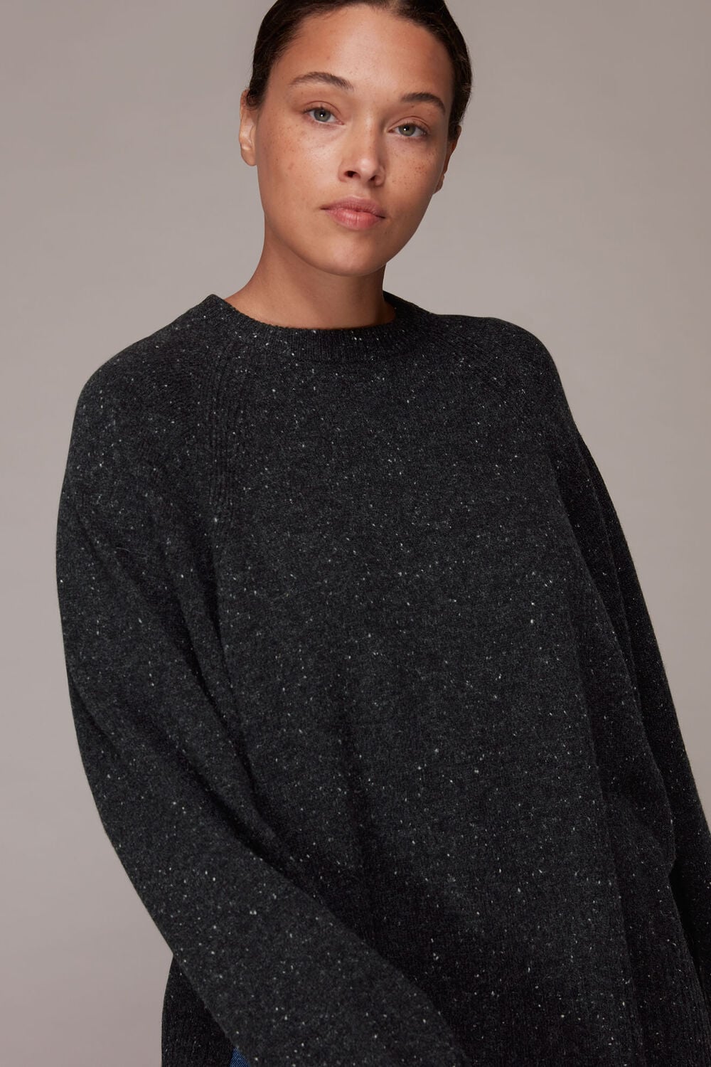 Boyfriend Crew Neck Knit