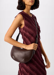 Small Sia Curved Crossbody Bag