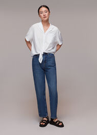 Nicola Tie Front Top