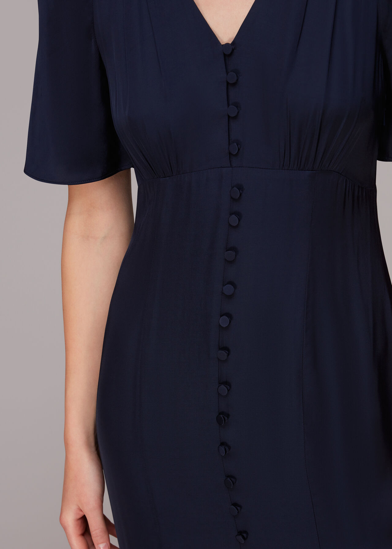Simone Satin Maxi Dress