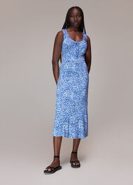 Summer Cheetah Jersey Dress