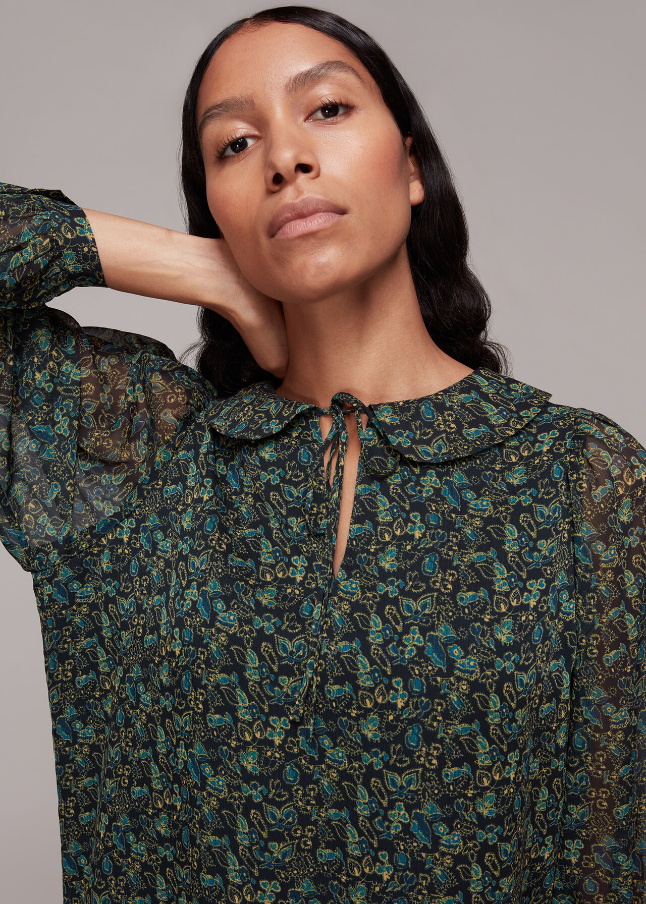 Stitched Floral Amoura Top