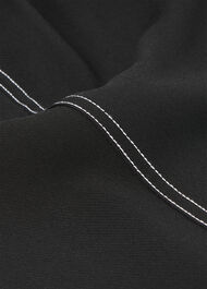 Crepe Stitch Detail Trouser
