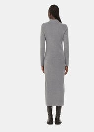 Bonnie Zip Ribbed Knit Dress