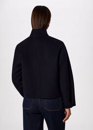 Funnel Neck Double Face Jacket