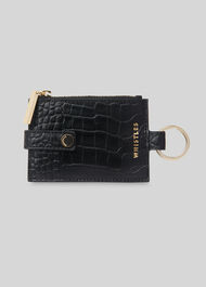 Keyring Coin Purse Black