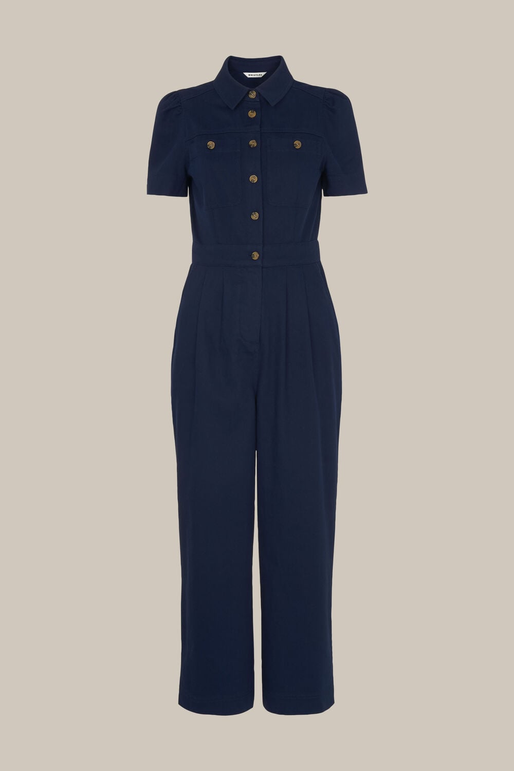 Emma Pocket Detail Jumpsuit Dark Denim