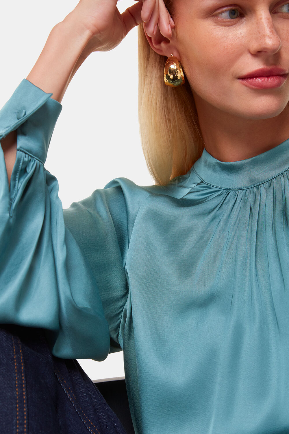 Lea Satin Blouse