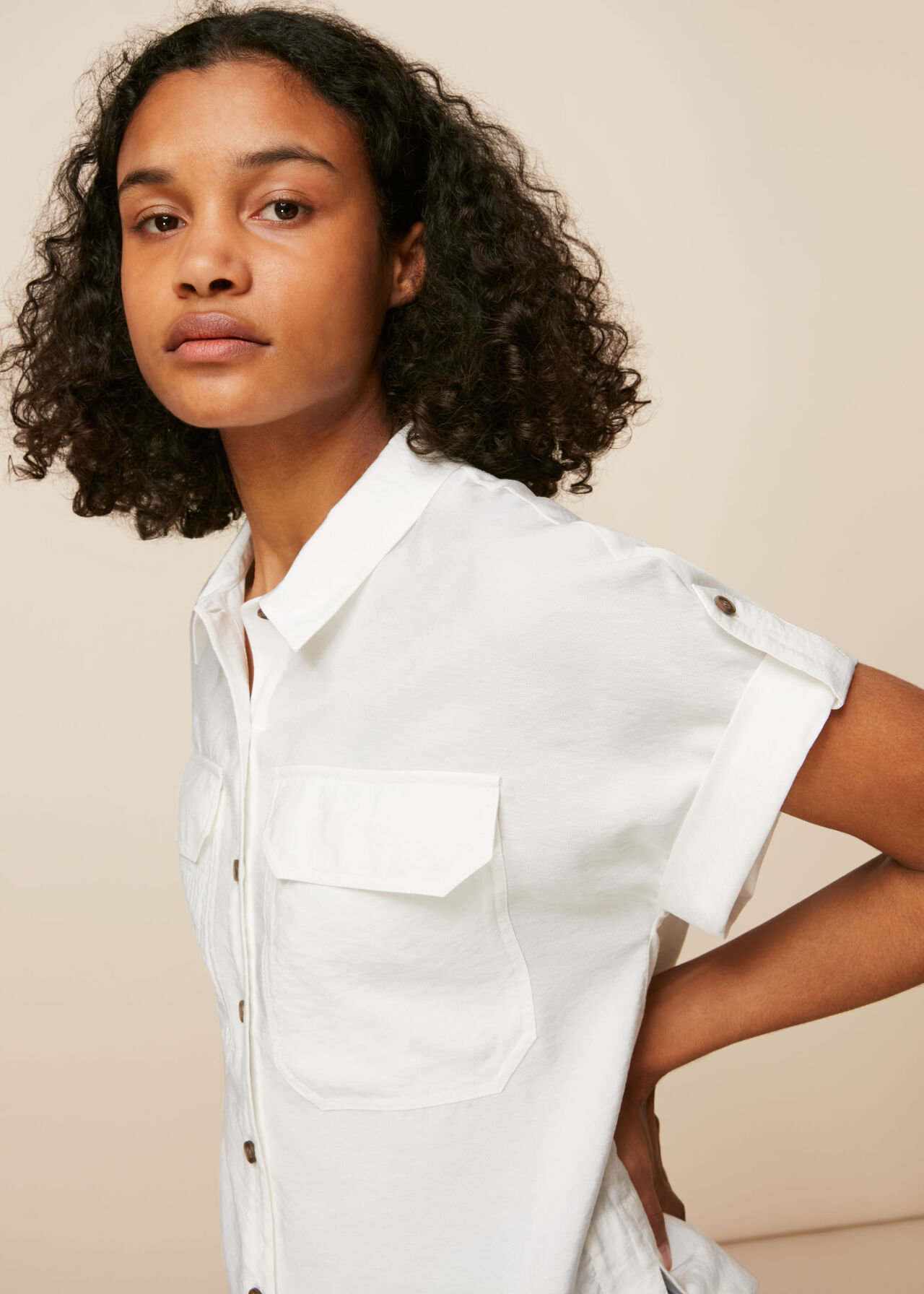 Elena Pocket Detail Shirt