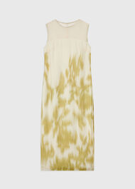 Blurred Floral Textured Dress