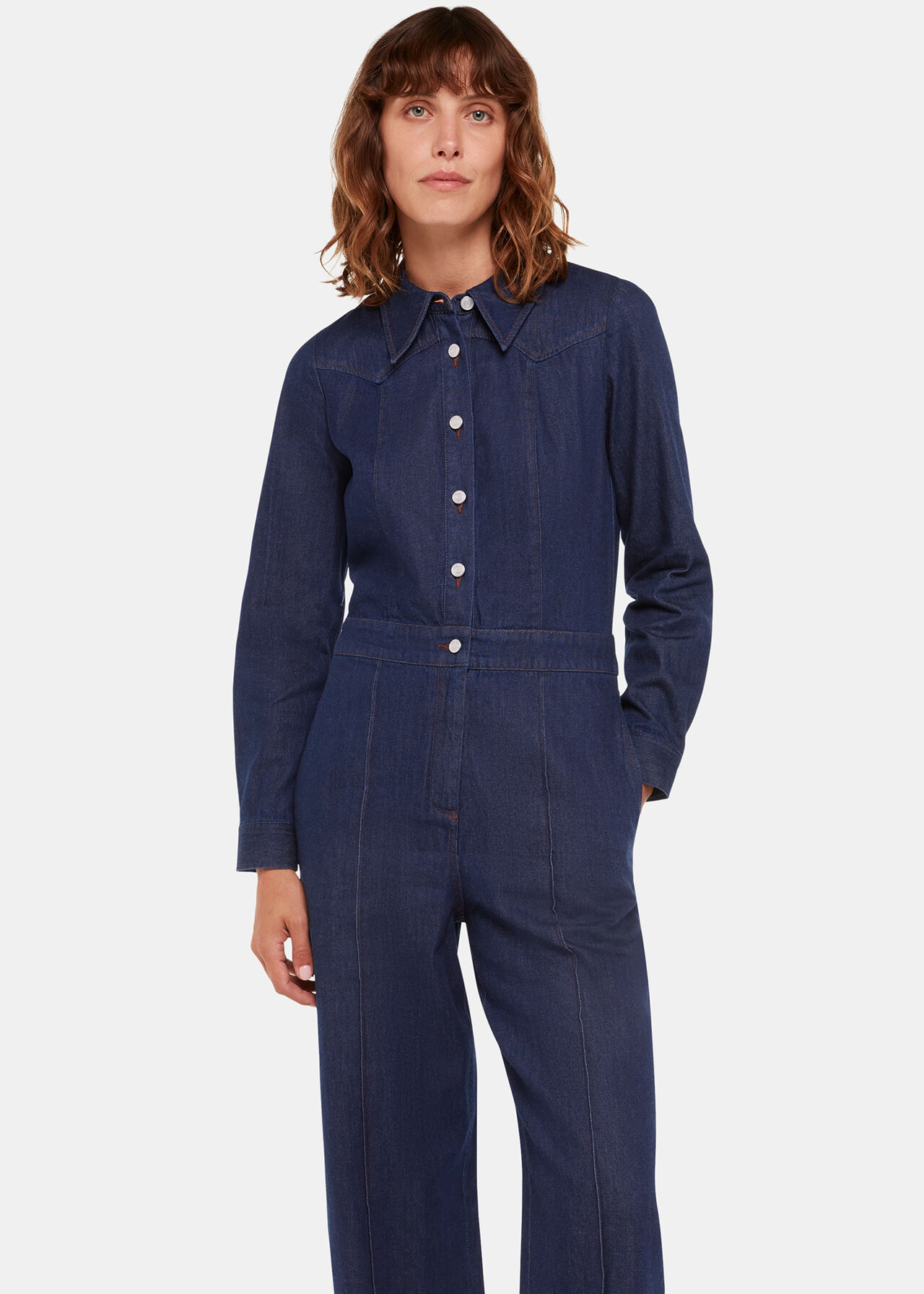 Western Denim Jumpsuit