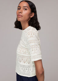 Elvie Crochet Tee