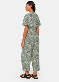 Diagonal Leopard Jumpsuit