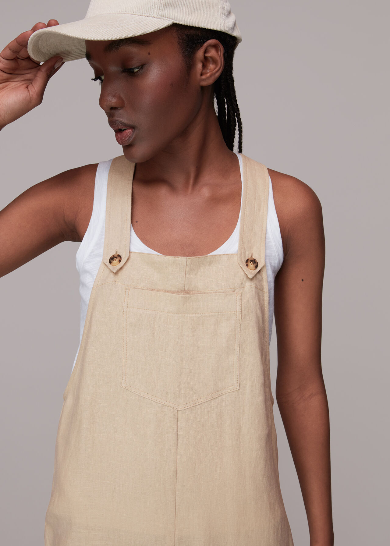 Linen Rita Dungarees