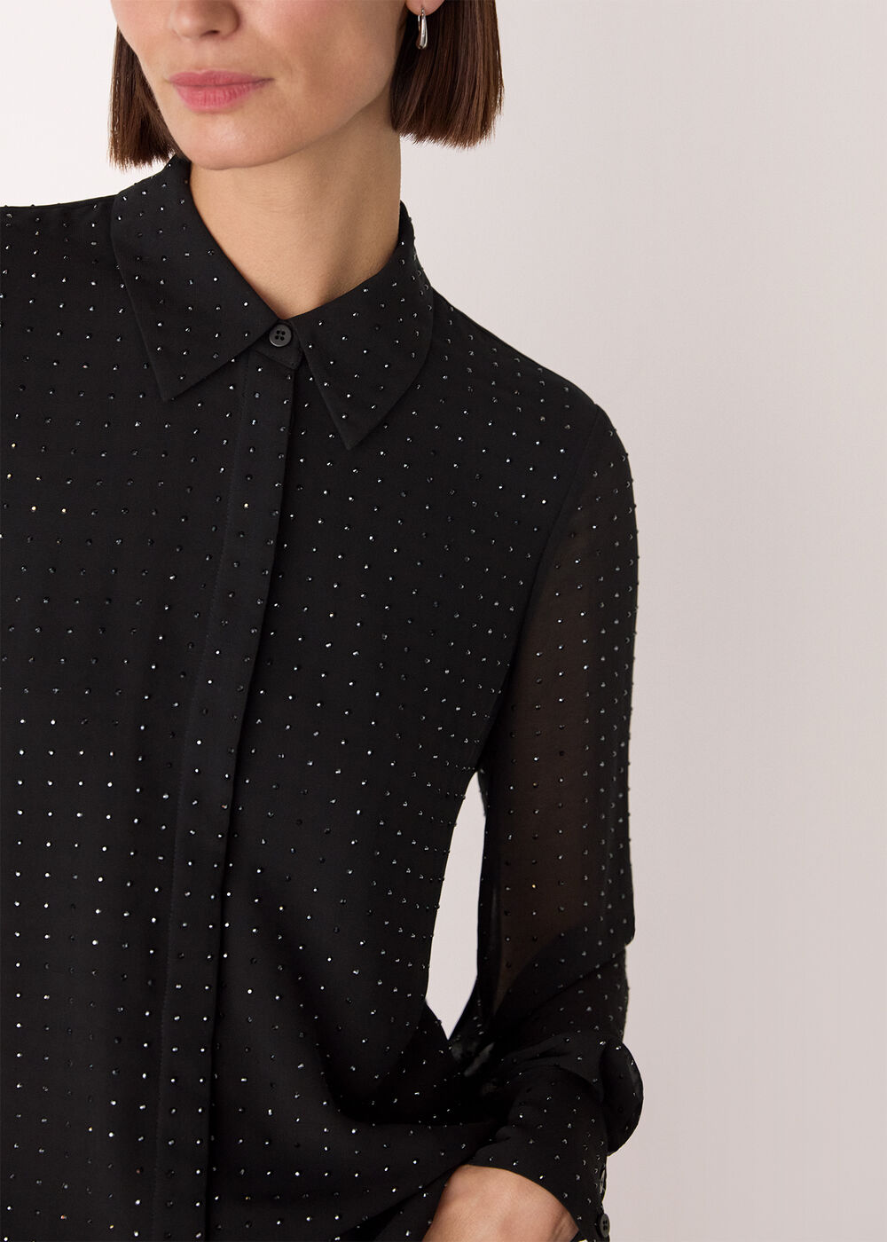 Hot Fix Sheer Shirt