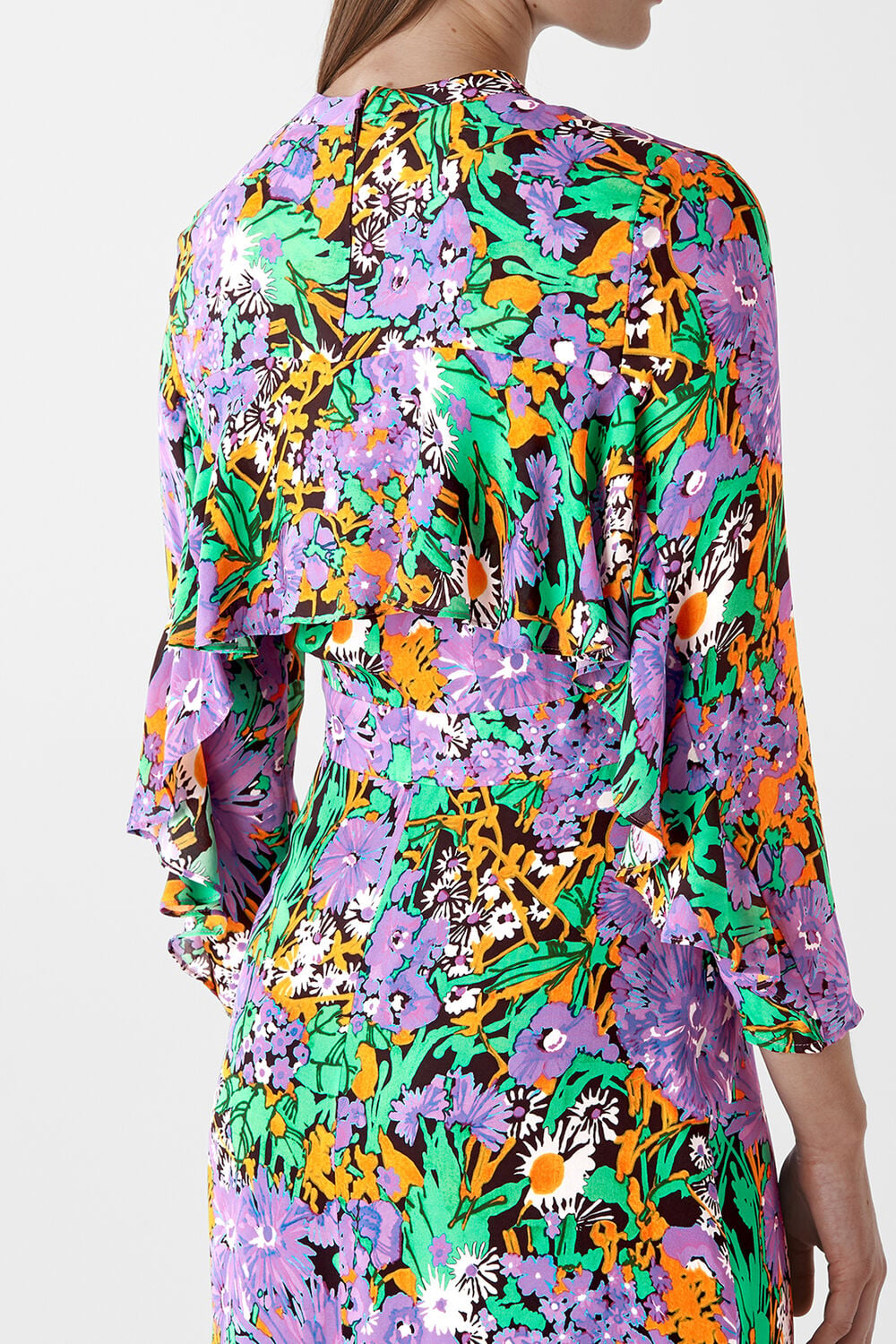 Simone Floral Print Midi Dress