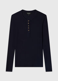 Essential Rib Henley