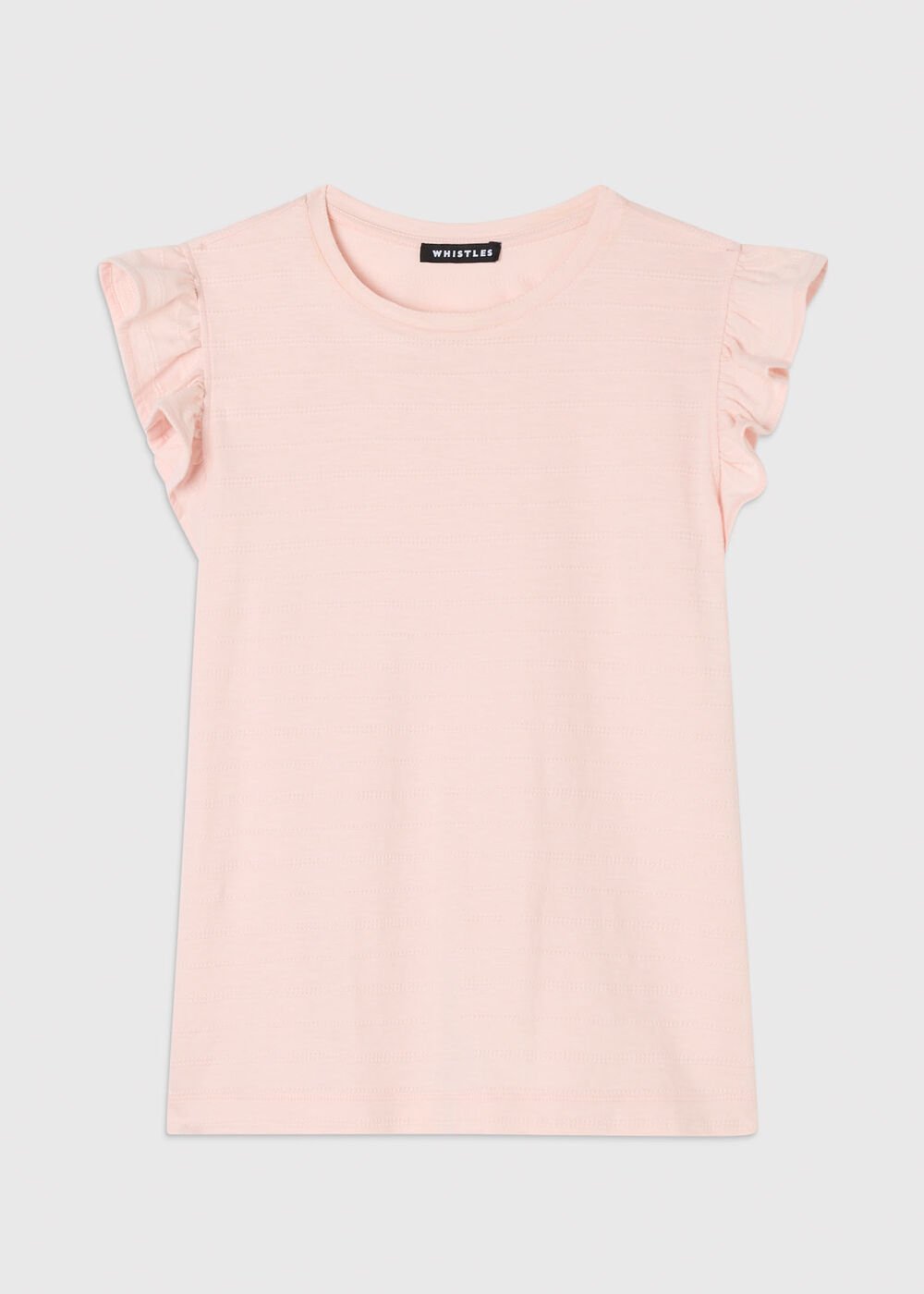 Frill Sleeve Broderie Tee