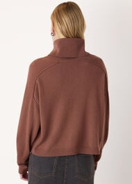 Wool Cowl Neck Knit Jumper