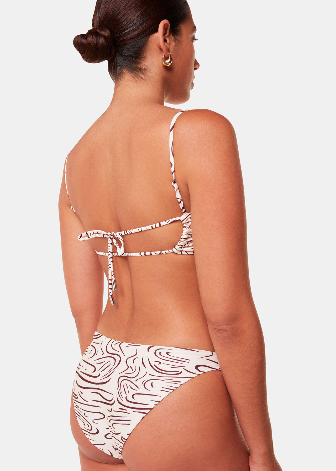 The Longing Wave Print Bikini Top