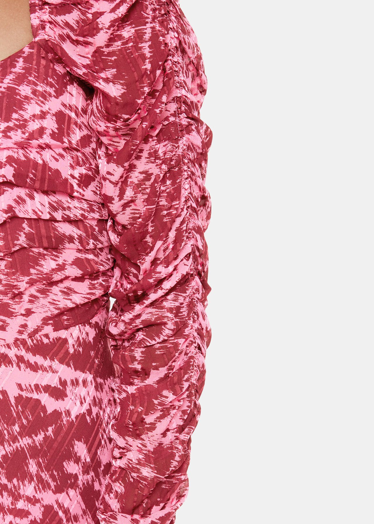 Jonie Sleek Texture Midi Dress