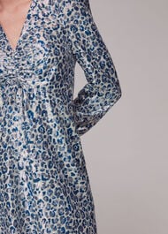 Josie Metallic Silk Mix Dress