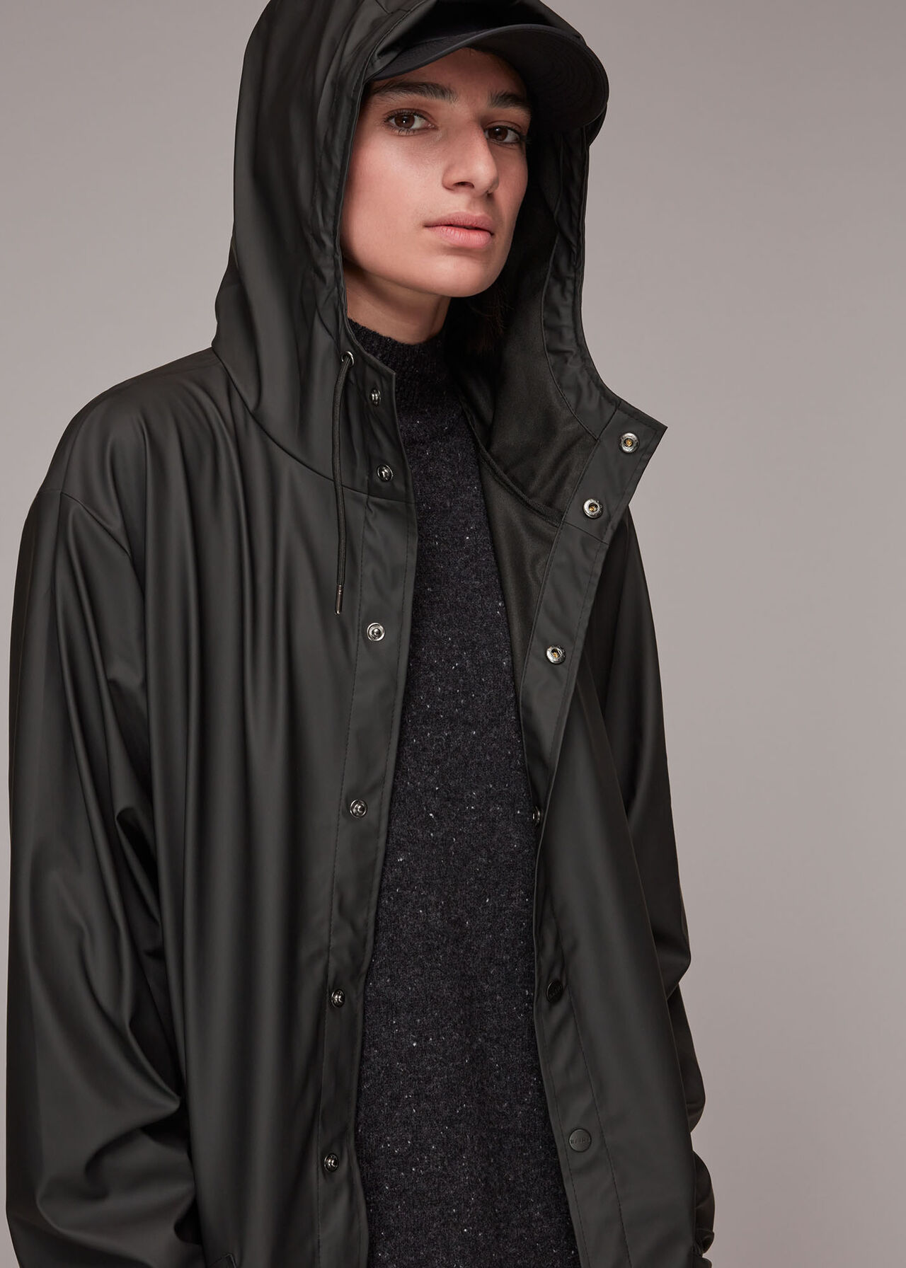 Rains Long Hooded Jacket