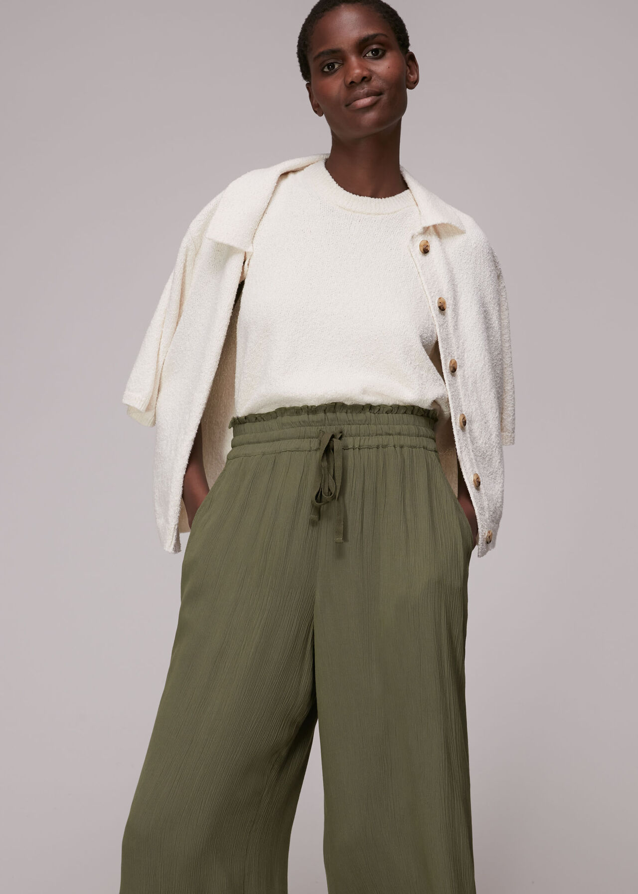 Textured Lightweight Trouser