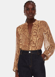 Serpent Print Shirt