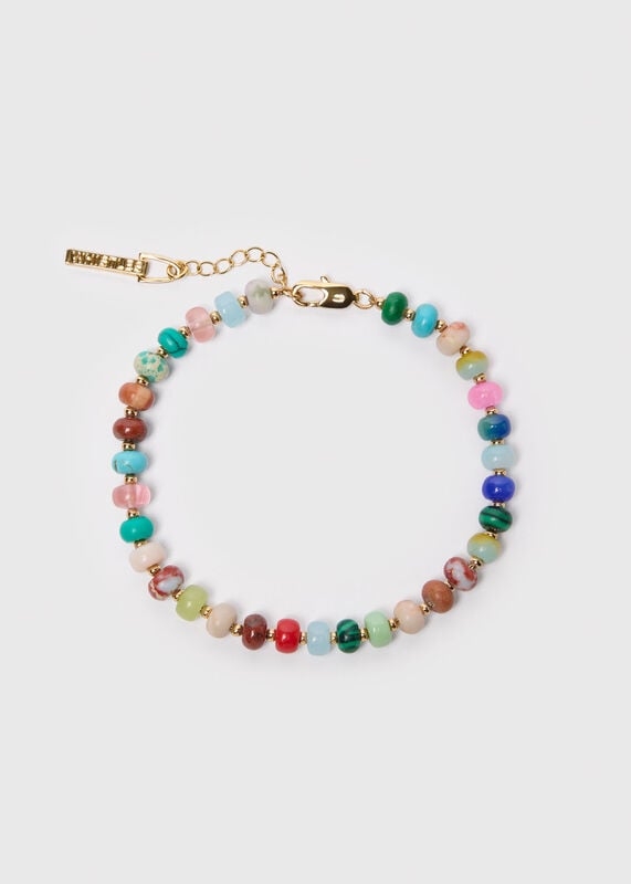 Multicolour Mixed Bead Bracelet