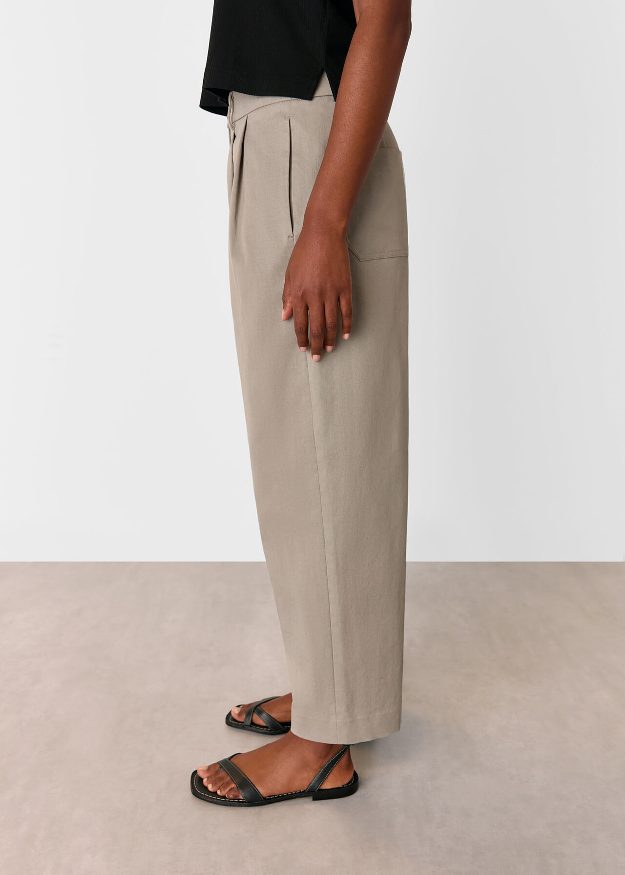 Bethany Barrel Leg Trouser