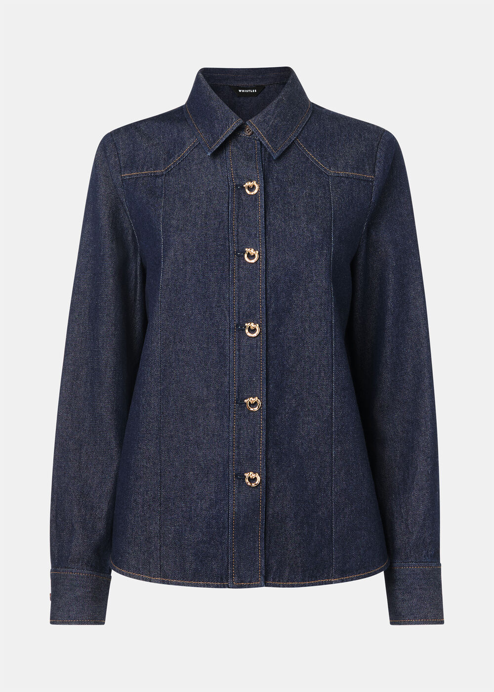 Button Detail Cotton Shirt