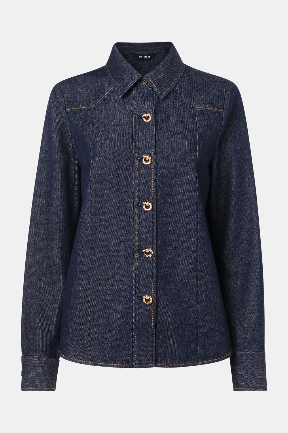 Button Detail Cotton Shirt