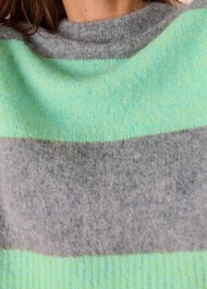 Alpaca Mix Stripe Knit
